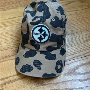 Steelers Logo leopard print ‘47 baseball hat